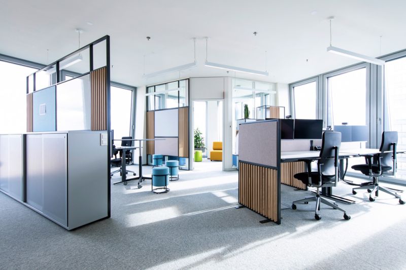 Neudoerfler asfinag buero office konzept ausstattung schreibtisch schrank