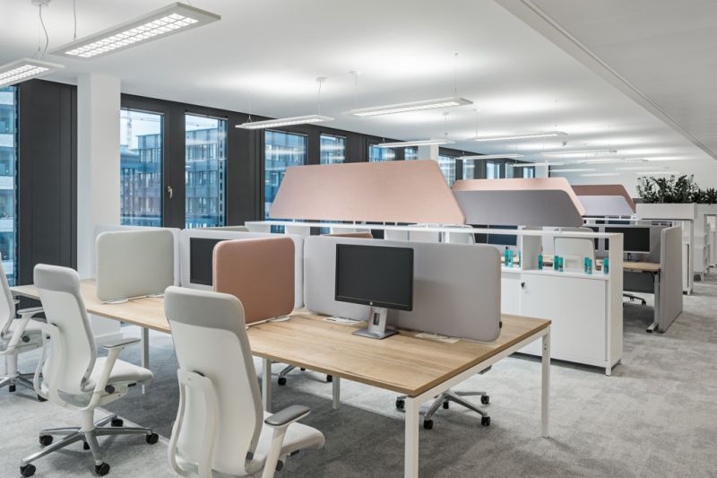 Neudoerfler loreal buero moebel arbeitstisch drehstuhl akustik